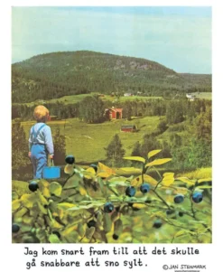 Affisch Jan Stenmark 'Blåbär'