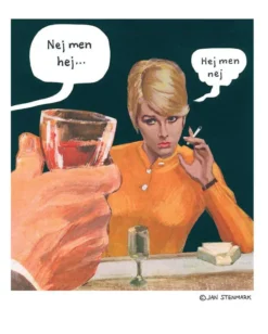 Affisch Jan Stenmark'Hej men nej'