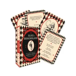 Alice in Wonderland - 52 Illustrated Cards with Games & Trivia