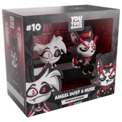 Angel Dust & Husk Monitor Buddiez Vinyl Figures