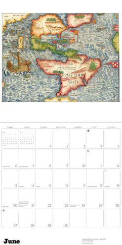 Antique Maps 2027 Wall Calendar