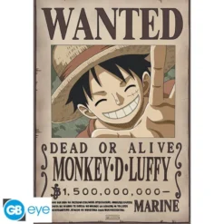 (A3) Poster Maxi Wanted Luffy New 2