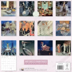 Art Deco Fairytales Wall Calendar 2027 (Art Calendar)