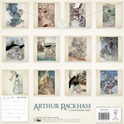 Arthur Rackham Wall Calendar 2027 Art Calendar