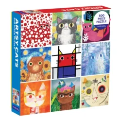 Artsy Cats Family Puzzle 500 pcs