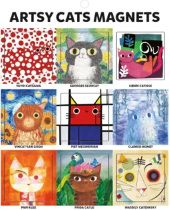 Artsy Cats Magnets