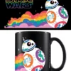 BB8 Rainbow Black Mug