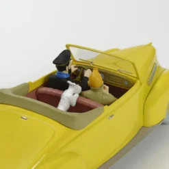 Bil - 1: 24 Lincoln Zephyr Cabriolet gul