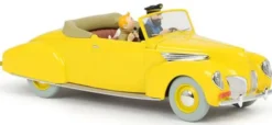 Bil - 1: 24 Lincoln Zephyr Cabriolet gul