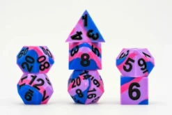 Bisexual Flag set of silicone dice