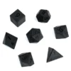 Black Obsidian Dice Set