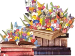 Blooming Books Shaped Puzzle 750 pcs
