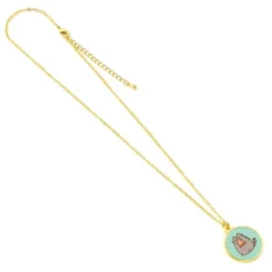 Blue Pizza Pendant & Necklace