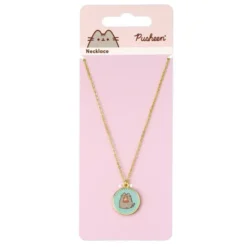 Blue Pizza Pendant & Necklace