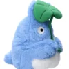 Blue Totoro w/ Leaf Plush Figure 18 cm
