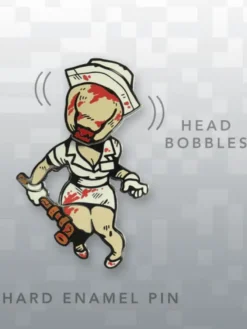 Bobblehead Nurse Pin