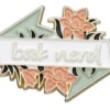 Book Nerd Pin