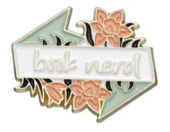 Book Nerd Pin