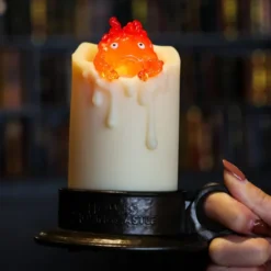 Calcifer & Candle Illuminated Statue