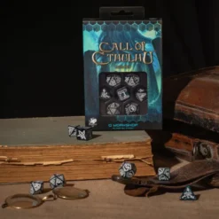 Call of Cthulhu Abyssal & White Dice Set