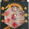 Candy Cane dice set of 7 Dice