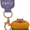 Capybara Bakery Bagel Keychain