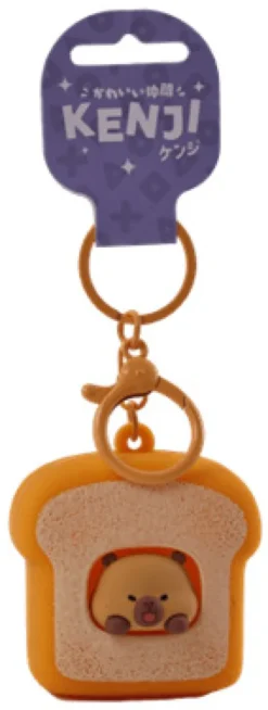 Capybara Bakery Bread Keychain