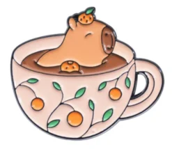 Capybara Tea Pin
