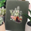 Catcus Mischief Clear Sticker