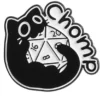 Cat D20 Chomp! Pin