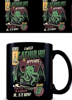Cathulhu Black Pod Mug