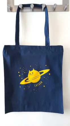 Caturn Tote Bag - Tjockt tyg