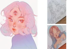 Character Drawing with Alcohol Markers. Draw Manga-Inspired Illustrations