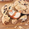 Chocolate Chip Cookie Seal Enamel Pin