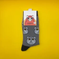 Chonky Cat Face Socks Size 37-43