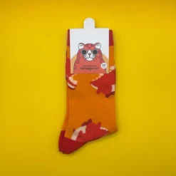 Chonky Dragon Red Socks