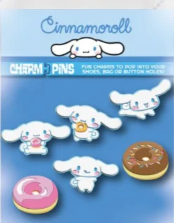 Cinnamoroll Charm Pins & Notebook