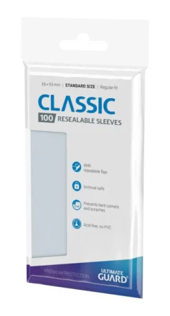 Classic Sleeves Standard Size - Resealable (66*93 mm)
