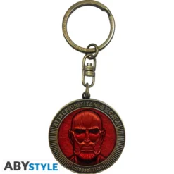 Colossal Titan Medallion Keychain