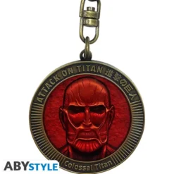 Colossal Titan Medallion Keychain