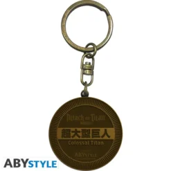 Colossal Titan Medallion Keychain