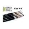 Colour Shapers Brushes SIZE 0 - BLACK FIRM