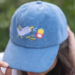 Corduroy Cap Blue - Screaming Seagull