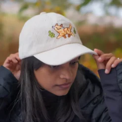 Corduroy Cap - Happy Tabby