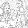 Critical Role: The Mighty Nein Coloring Book
