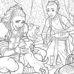 Critical Role: The Mighty Nein Coloring Book