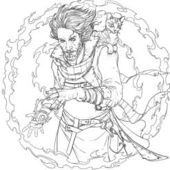 Critical Role: The Mighty Nein Coloring Book