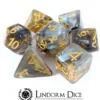 Crow's feather set of 7 Dice