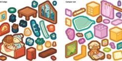 Cute & Cosy: Sticker Rooms - Cozy Getaways