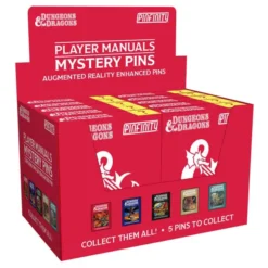 D&D Player Manuel Mystery Pins